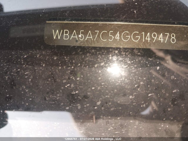 WBA5A7C54GG149478 BMW 528 XI