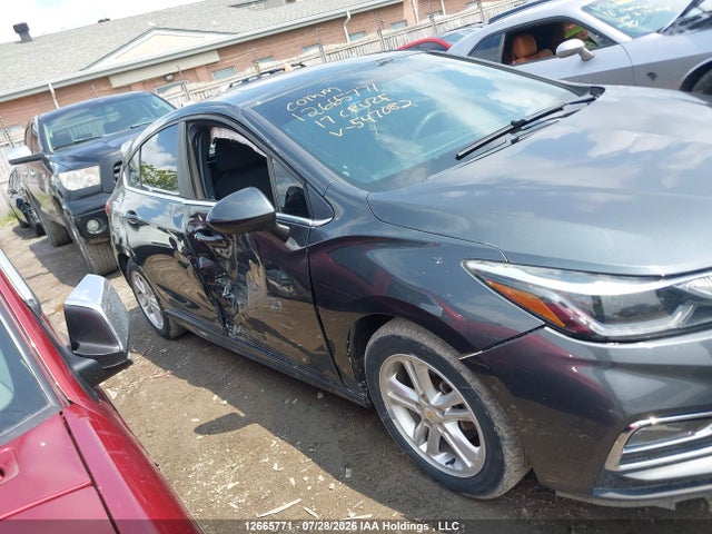 12665771 :رقم المزاد ، 3G1BE6SM7HS547082 vin ، 2017 Chevrolet Cruze Lt مزاد بيع