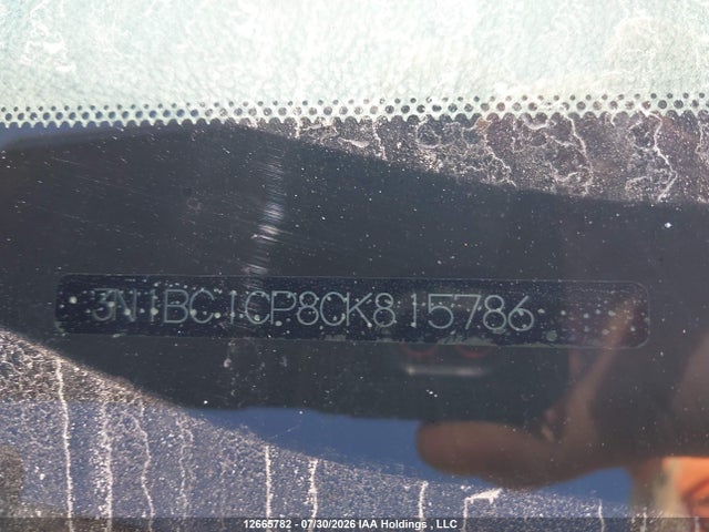 12665782 :رقم المزاد ، 3N1BC1CP8CK815786 vin ، 2012 Nissan Versa S/sl مزاد بيع