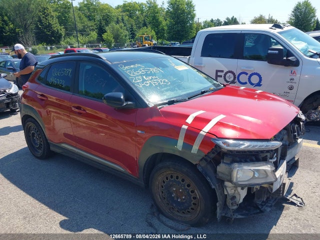 12665789 :رقم المزاد ، KM8K23AG6LU095723 vin ، 2020 Hyundai Kona Electric Preferred With Two-tone Roof مزاد بيع
