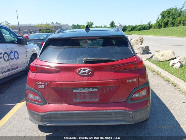 12665789 :رقم المزاد ، KM8K23AG6LU095723 vin ، 2020 Hyundai Kona Electric Preferred With Two-tone Roof مزاد بيع
