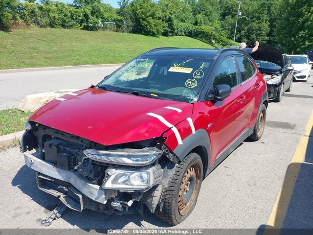 12665789 :رقم المزاد ، KM8K23AG6LU095723 vin ، 2020 Hyundai Kona Electric Preferred With Two-tone Roof مزاد بيع