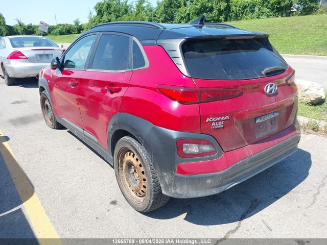 12665789 :رقم المزاد ، KM8K23AG6LU095723 vin ، 2020 Hyundai Kona Electric Preferred With Two-tone Roof مزاد بيع