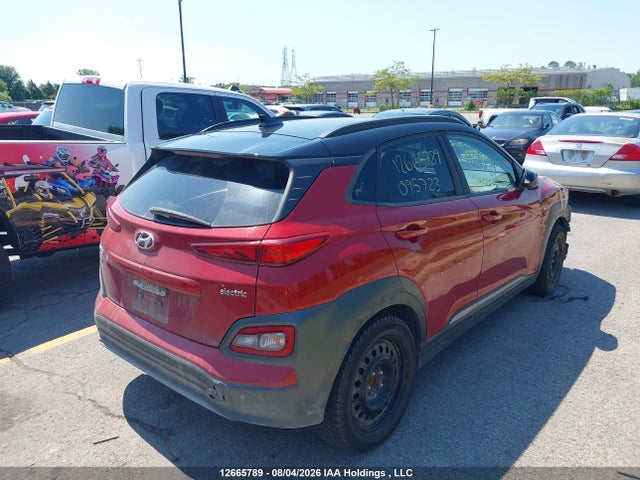 12665789 :رقم المزاد ، KM8K23AG6LU095723 vin ، 2020 Hyundai Kona Electric Preferred With Two-tone Roof مزاد بيع