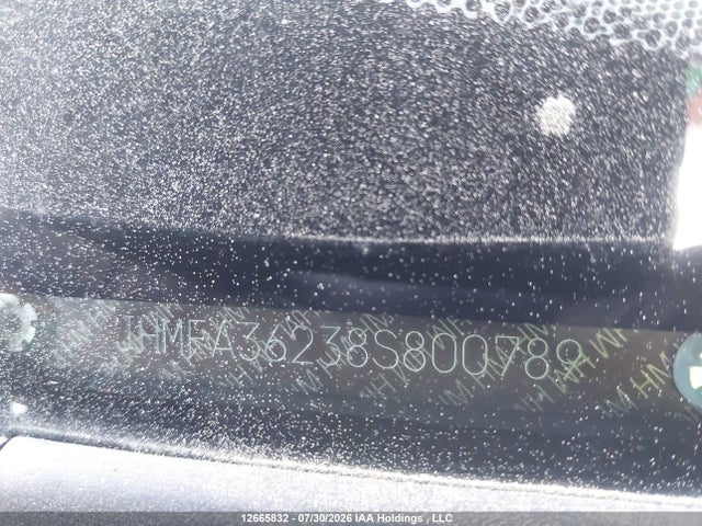 Продажа на аукционе авто 2008 Honda Civic, vin: JHMFA36238S800789, номер лота: 12665832