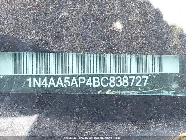 Aukcja sprzedaży 2011 Nissan Maxima S/sv, vin: 1N4AA5AP4BC838727, numer aukcji: 12665846
