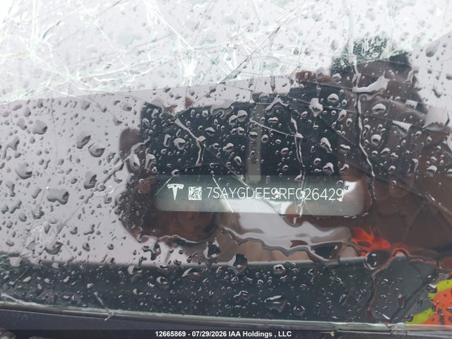 2024 Tesla Model Y მანქანა იყიდება აუქციონზე, vin: 7SAYGDEE9RF026429, აუქციონის ნომერი: 12665869
