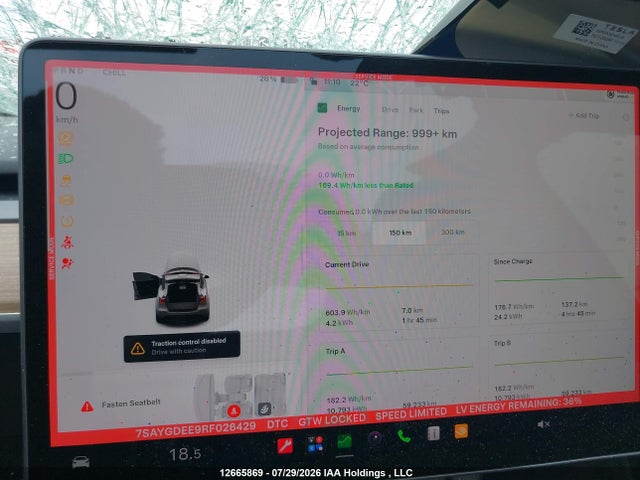 2024 Tesla Model Y მანქანა იყიდება აუქციონზე, vin: 7SAYGDEE9RF026429, აუქციონის ნომერი: 12665869
