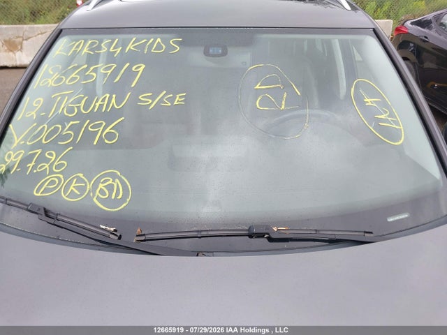 Продаж на аукціоні авто 2012 Volkswagen Tiguan S/se/sel, vin: WVGBV7AX6CW005196, номер лоту: 12665919