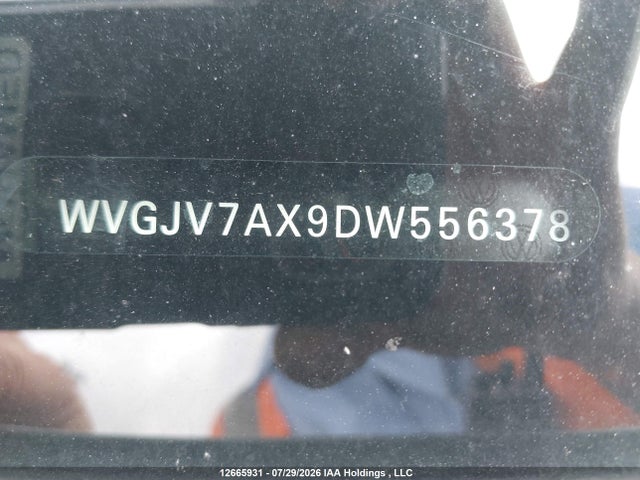 Продаж на аукціоні авто 2013 Volkswagen Tiguan, vin: WVGJV7AX9DW556378, номер лоту: 12665931