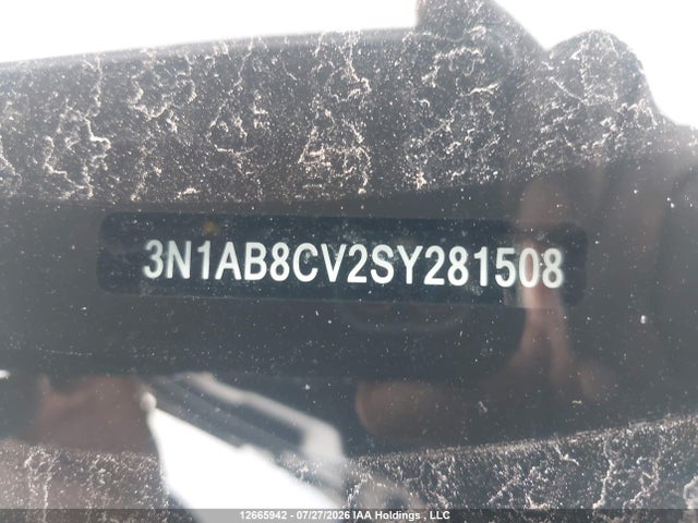 3N1AB8CV2SY281508 Nissan SENTRA SV