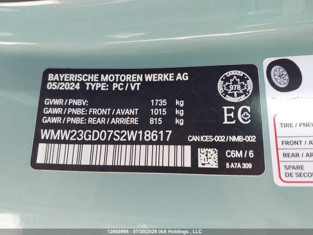 Mini Cooper 2025 WMW23GD07S2W18617 Image 9