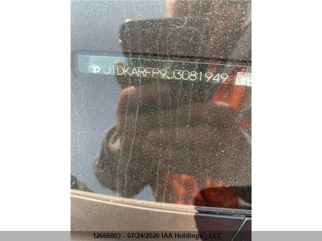 Toyota Prius 2018 JTDKARFP9J3081949 Image 9