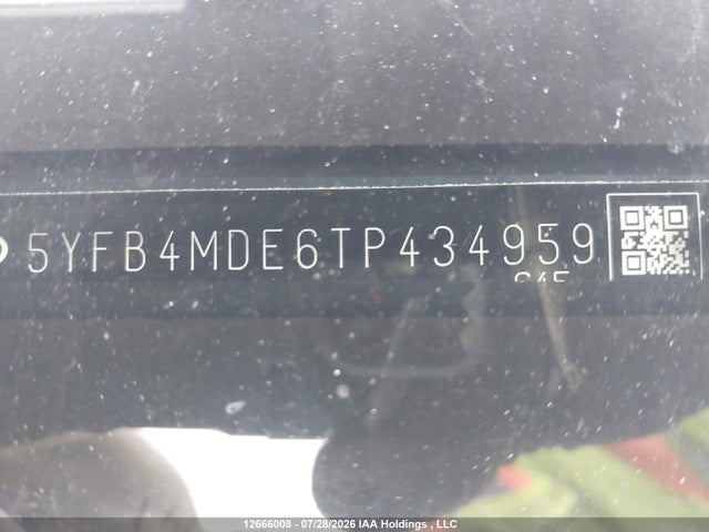 Auction sale of the 2026 Toyota Corolla Le, vin: 5YFB4MDE6TP434959, lot number: 12666008