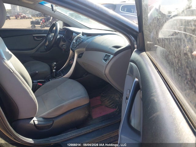 12666014 :رقم المزاد ، 5NPDH4AE8DH414387 vin ، 2013 Hyundai Elantra L مزاد بيع