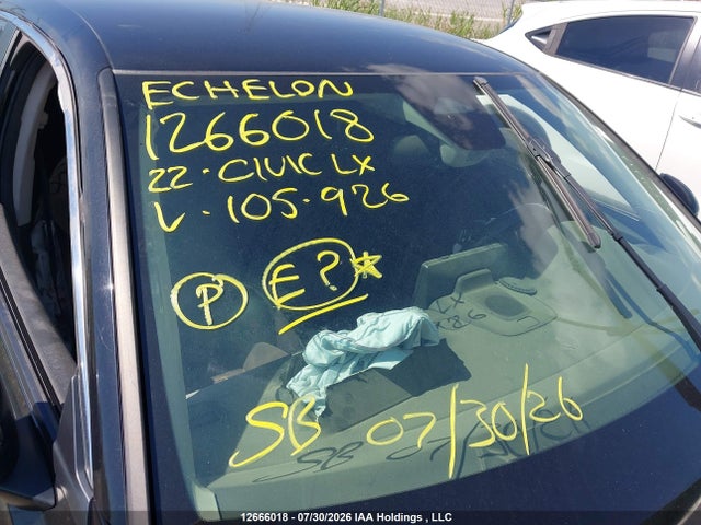 Honda Civic Lx 2022 2HGFE2F21NH105926 Image 16