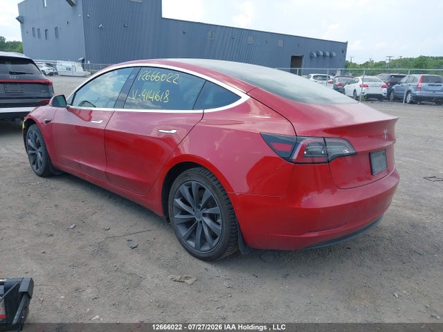 12666022 :رقم المزاد ، 5YJ3E1EA4KF414618 vin ، 2019 Tesla Model 3 Long Range/mid Range/standard Range/standard Range Plus مزاد بيع