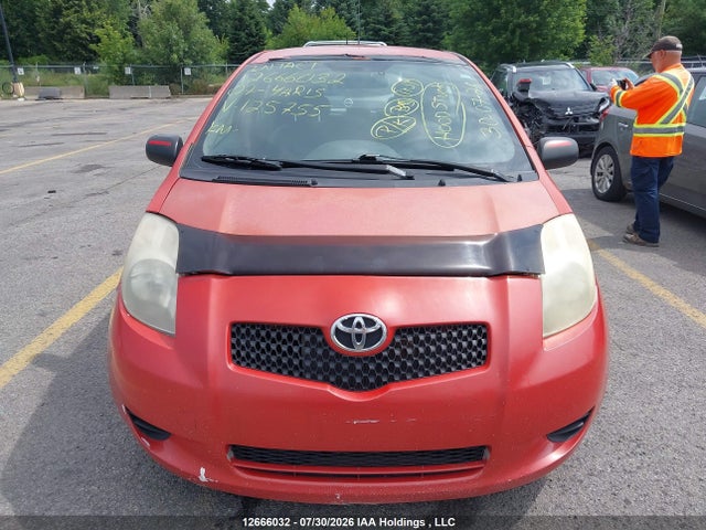 12666032 :رقم المزاد ، JTDKT923675125755 vin ، 2007 Toyota Yaris مزاد بيع