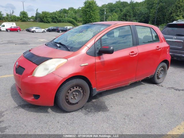 12666032 :رقم المزاد ، JTDKT923675125755 vin ، 2007 Toyota Yaris مزاد بيع