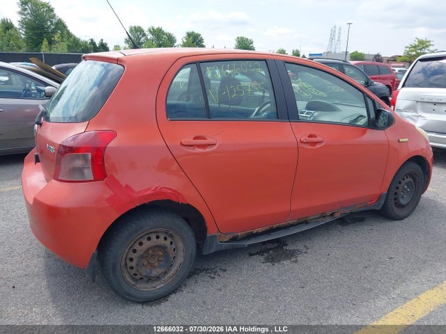 12666032 :رقم المزاد ، JTDKT923675125755 vin ، 2007 Toyota Yaris مزاد بيع