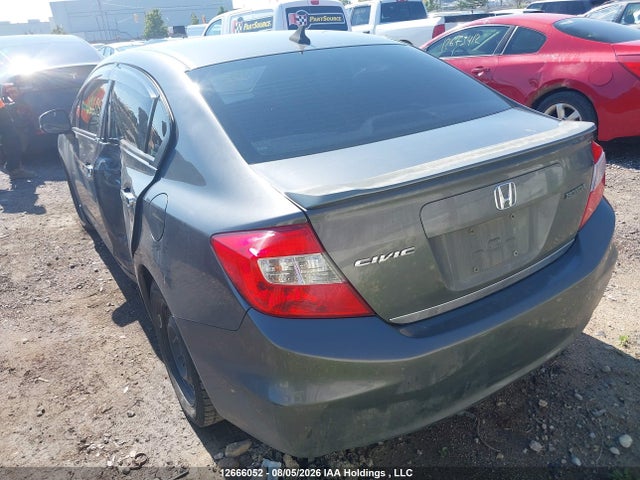12666052 :رقم المزاد ، 2HGFB2F51CH010962 vin ، 2012 Honda Civic Lx مزاد بيع