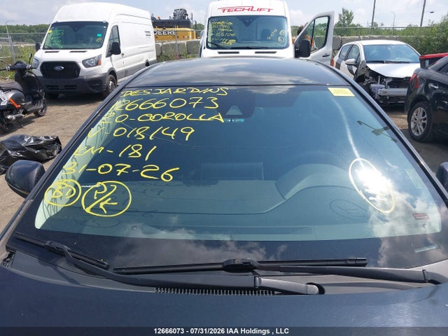12666073 :رقم المزاد ، 5YFBPRBE7LP018149 vin ، 2020 Toyota Corolla L/le/xle مزاد بيع