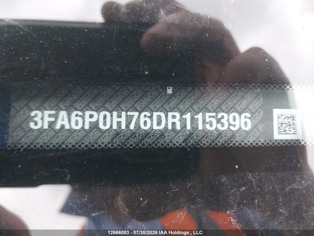 Aukcja sprzedaży 2013 Ford Fusion, vin: 3FA6P0H76DR115396, numer aukcji: 12666083