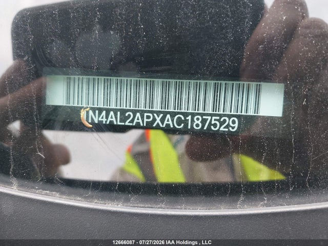 12666087 :رقم المزاد ، 1N4AL2APXAC187529 vin ، 2010 Nissan Altima 2.5 S مزاد بيع