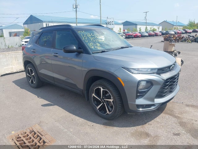 Aukcja sprzedaży 2022 Chevrolet Trailblazer Rs, vin: KL79MUSL8NB035839, numer aukcji: 12666103