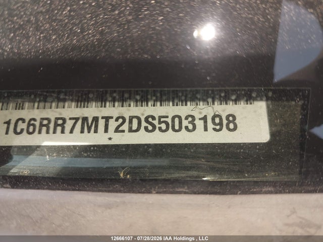 12666107 :رقم المزاد ، 1C6RR7MT2DS503198 vin ، 2013 Ram 1500 Sport مزاد بيع