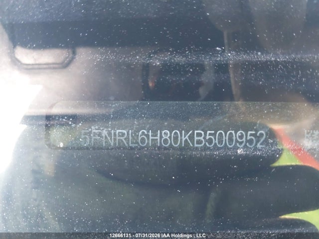 Honda Odyssey Touring 2019 5FNRL6H80KB500952 Image 18