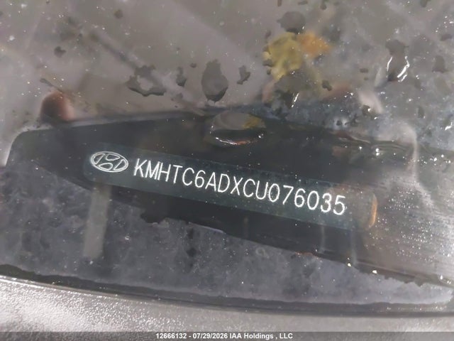 12666132 :رقم المزاد ، KMHTC6ADXCU076035 vin ، 2012 Hyundai Veloster مزاد بيع