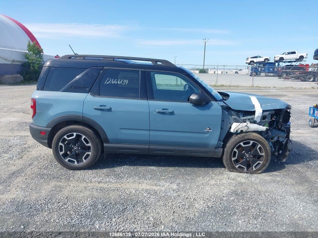 Продажа на аукционе авто 2022 Ford Bronco Sport Outer Banks, vin: 3FMCR9C66NRE13860, номер лота: 12666139