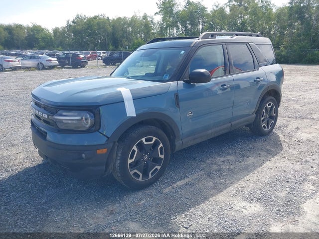 Продажа на аукционе авто 2022 Ford Bronco Sport Outer Banks, vin: 3FMCR9C66NRE13860, номер лота: 12666139