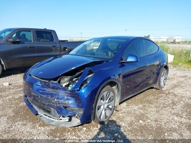 12666142 :رقم المزاد ، 7SAYGAEE5NF541985 vin ، 2022 Tesla Model Y Long Range مزاد بيع