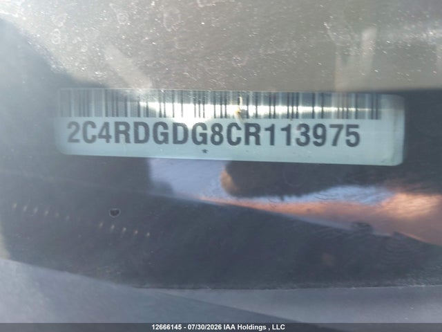 Aukcja sprzedaży 2012 Dodge Grand Caravan Crew, vin: 2C4RDGDG8CR113975, numer aukcji: 12666145