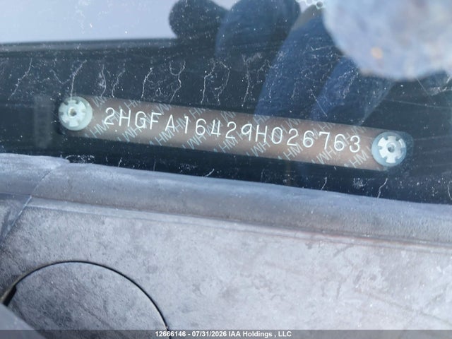 Продаж на аукціоні авто 2009 Honda Civic Dx-g, vin: 2HGFA16429H026763, номер лоту: 12666146