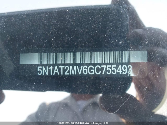 5N1AT2MV6GC755493 Nissan Rogue S/sl/sv
