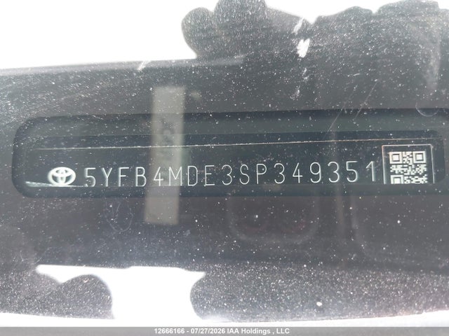 5YFB4MDE3SP349351 Toyota COROLLA LE