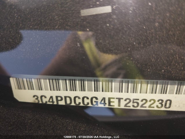 12666175 :رقم المزاد ، 3C4PDCCG4ET252230 vin ، 2014 Dodge Journey Sxt مزاد بيع