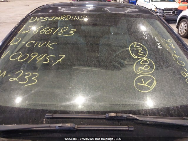 Aukcja sprzedaży 2012 Honda Civic Lx, vin: 2HGFG3A57CH009457, numer aukcji: 12666183
