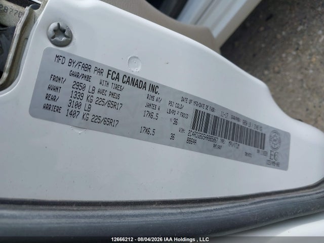 2C4RDGBG5HR885067 Dodge Grand Caravan Se