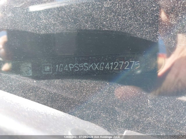12666273 :رقم المزاد ، 1G4PS5SKXG4127275 vin ، 2016 Buick Verano Leather مزاد بيع