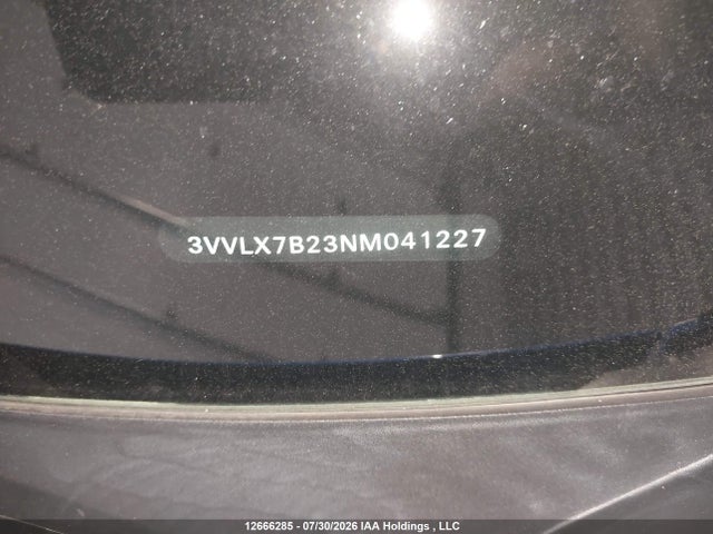 12666285 :رقم المزاد ، 3VVLX7B23NM041227 vin ، 2022 Volkswagen Taos Se Iq Drive/sel مزاد بيع