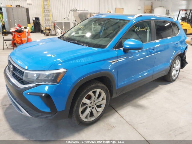 12666285 :رقم المزاد ، 3VVLX7B23NM041227 vin ، 2022 Volkswagen Taos Se Iq Drive/sel مزاد بيع