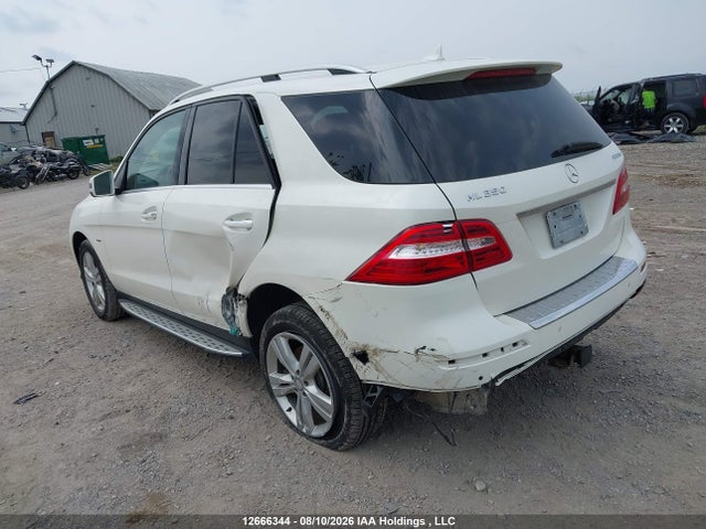 2012 Mercedes-benz Ml 350 Bluetec 4matic მანქანა იყიდება აუქციონზე, vin: 4JGDA2EB4CA058286, აუქციონის ნომერი: 12666344