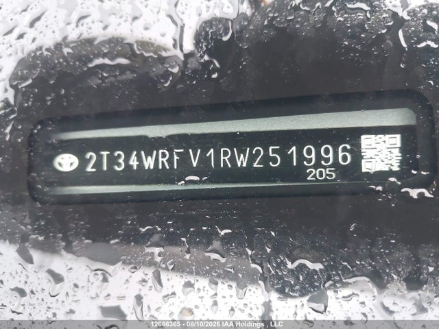 12666365 :رقم المزاد ، 2T34WRFV1RW251996 vin ، 2024 Toyota Rav4 مزاد بيع