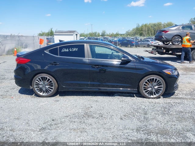 Продажа на аукционе авто 2017 Hyundai Elantra Sport, vin: KMHD04LB5HU318833, номер лота: 12666387