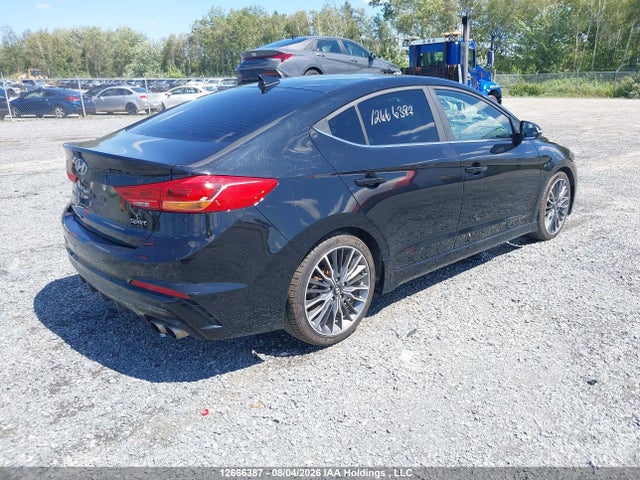 Продажа на аукционе авто 2017 Hyundai Elantra Sport, vin: KMHD04LB5HU318833, номер лота: 12666387