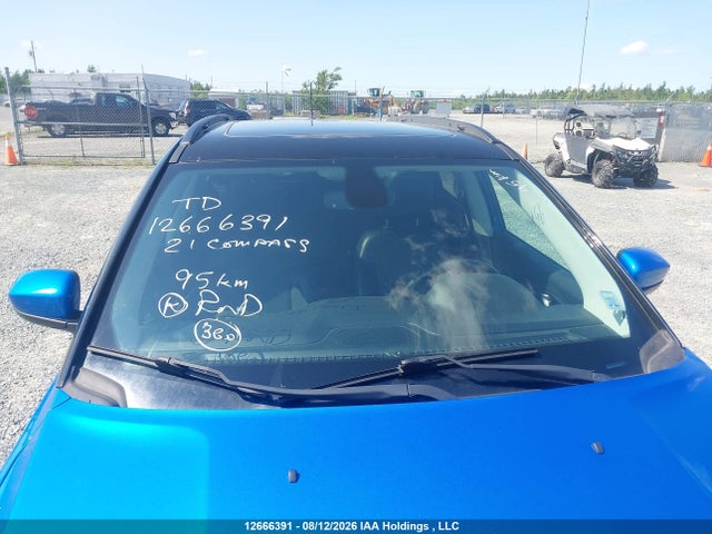 Продаж на аукціоні авто 2021 Jeep Compass Altitude, vin: 3C4NJDEB6MT558206, номер лоту: 12666391